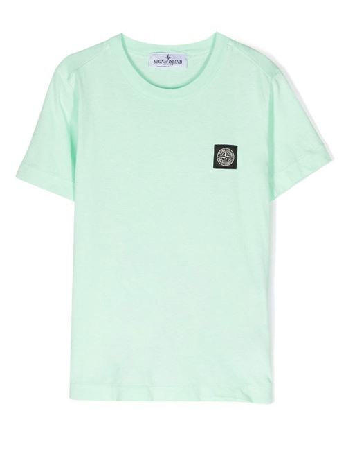 T shirt turchese maniche corte STONE ISLAND KIDS | 781620147V0044